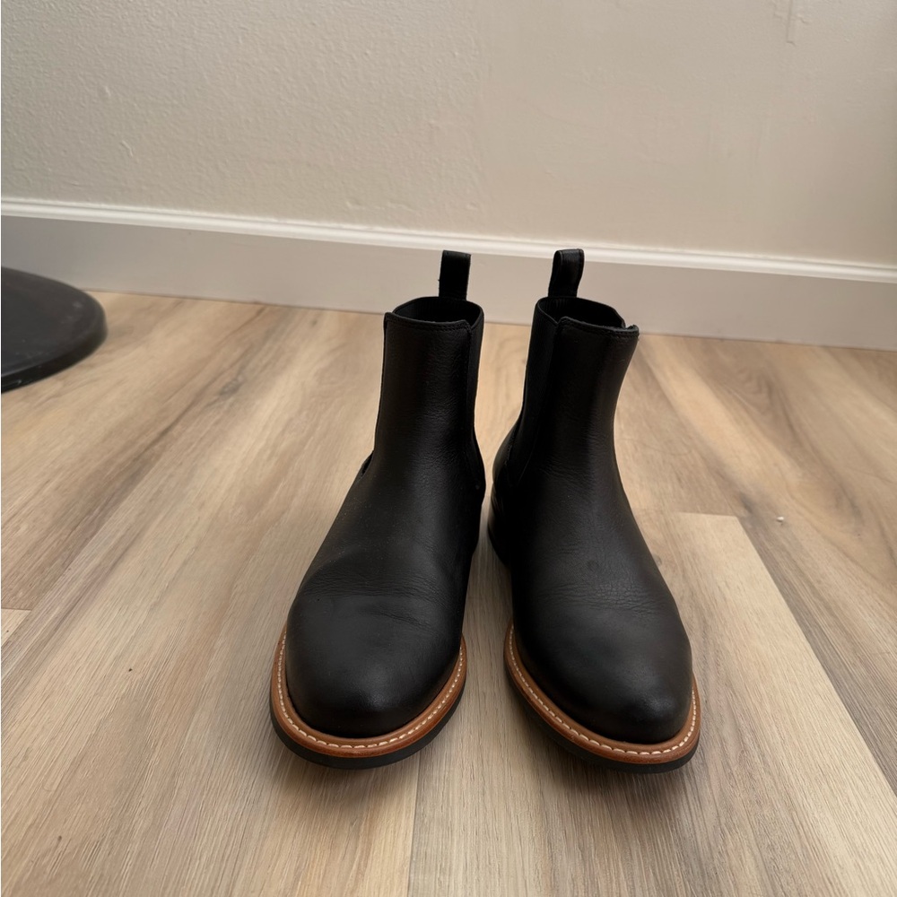 Nisolo Black Leather Boots, Size 10 NEW